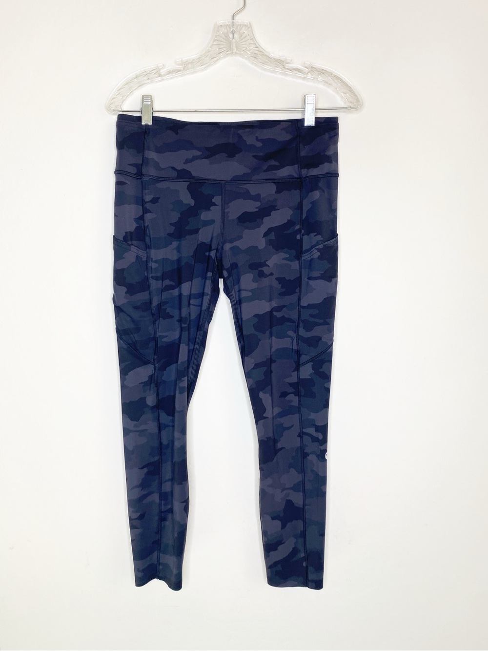 Lululemon Fast and Free Tight Heritage Camo Deep Coal Multi Size 10